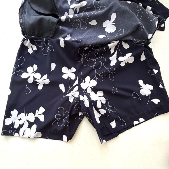 Tehama Nancy Haley Women Sz 10 Golf Skort Floral Tenniscore Athletic Athleisure - Picture 5 of 8